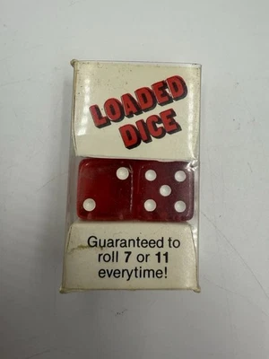 Vintage 1986 Loaded Dice Koplow Games Rolls 7 or 11 Everytime - Image 1 of 4
