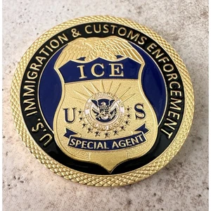 US Immigrations Customs Protection Enforcement Challenge Coin ICE Special Agent - Bild 1 von 4