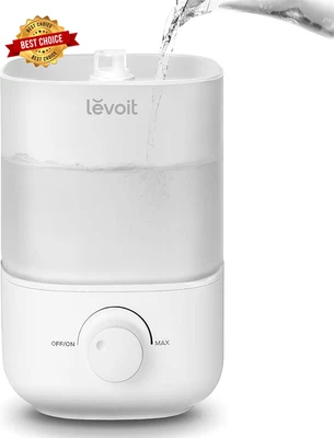 Top Fill Humidifiers for Bedroom, 2.5L Tank for Large Room, Easy to Fill & Clean - Image 1 of 4