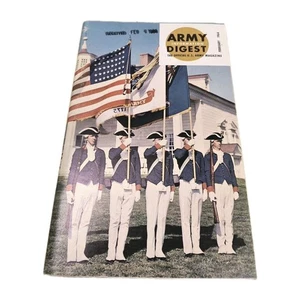 Vtg Army Digest Magazine No Ads Feb 1964 - Picture 1 of 6