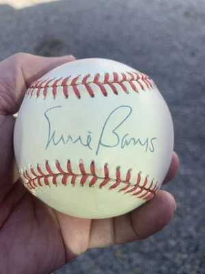 Ernie Banks Signed Autograph Rawlings Official National League Baseball JSA COA - Image 1 of 3