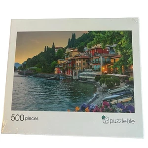 Puzzleble 500 Piezas Rompecabezas Lago Como Paisaje Italia Nuevo En Caja - Imagen 1 de 8