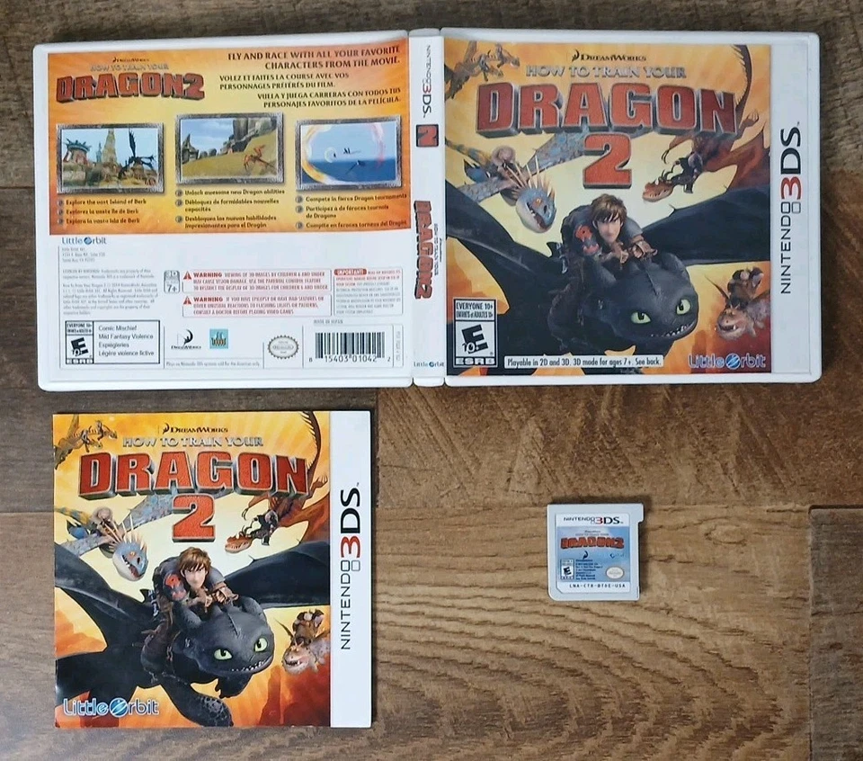 How to Train Your Dragon 2 (Nintendo 3DS 2014) Complete CIB - Tested - Image 1 of 1
