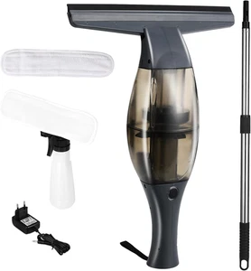 Aspiravetri a Batteria,Lavavetri Elettrico,Lavavetri Con Manico Telescopico,40 M - Foto 1 di 12