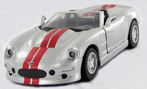 NEWRAY, SHELBY Serie 1 Grigio con strisce rosse, 1/32, NEW50433FF - Foto 1 di 1