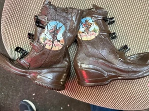 Vintage Gene Autry Children’s Rain Galoshes (50’s)?—no Reserve ! - Picture 1 of 3