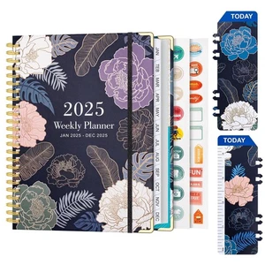 Planificador 2025, libro planificador de calendario semanal y mensual (enero 2025 - diciembre 2025),... - Imagen 1 de 7