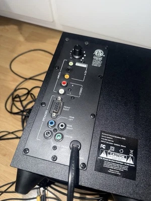 Logitech Z506 5.1 Surround Sound Speaker System With Sound Blaster Z PCIe Card - Image 1 of 4