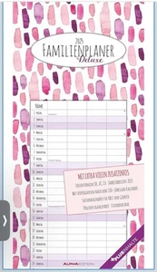 Alpha Edition - Familienplaner Deluxe 2025 Familienkalender, 22x45cm,... - Bild 1 von 9