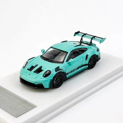 Carro modelo Porsche 911 GT3 RS verde liga fundido 1:64 - peça de exibição de colecionadores - Imagem 1 de 4