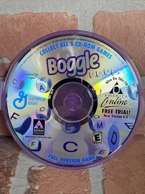 Boogle PC Games Ultimate CD-Rom Full Version Game AOLgeneal Mills 1997 - Image 1 of 4
