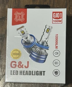 G&J Model 9006 12mil Luminosa LED Headlight Kit Bulbs Low Beam 6000K White - Picture 1 of 2