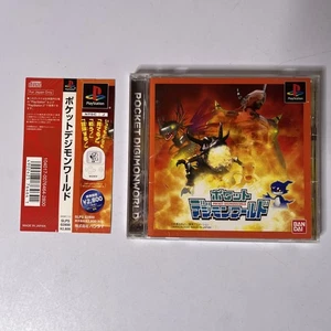 Pocket Digimon World PS1 PlayStation NTSC-J JAPAN PocketStation Game Complete - Picture 1 of 6