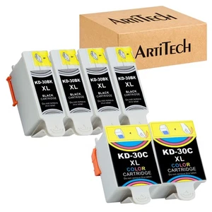 para cartuchos de tinta Kodak 30XL (4 negros, 2 colores) uso para Kodak ESP 3.2, C110,... - Imagen 1 de 7