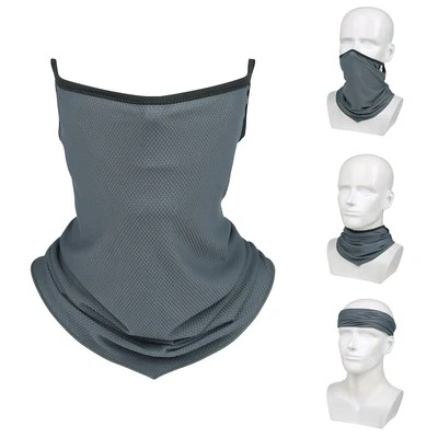 Unisex Non Slip Headwear Neck Gaiter with Ear Loops Neck Covers Breathable Mask - Image 1 of 4