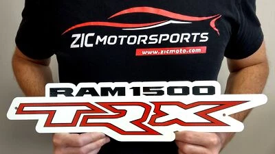 Letrero de acero RAM TRX - rojo - pequeño 19" x 4,4" Foto 1 de 4