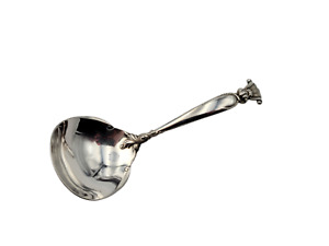 Gravy Ladle Romance of the Sea by Wallace Sterling Silver Flatware 6 5/8"