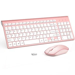 Wireless Keyboard and Mouse2.4G Full Size and Portable Wireless Keyboard with... - Picture 1 of 7