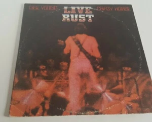 Neil Young & Crazy Horse Live Rust Black Vinyl 2xLP Set 1979 Rock 2RX 2296 VG+ - Picture 1 of 4