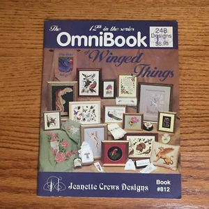 The Omnibook of Winged Things Cross Stitch  1996 Jeanette Crews Designs  - Picture 1 of 8