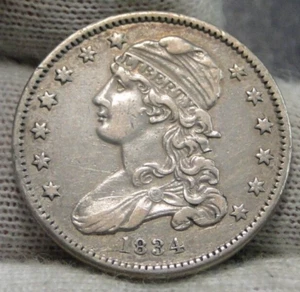1834 Capped Bust Quarter - Picture 1 of 2