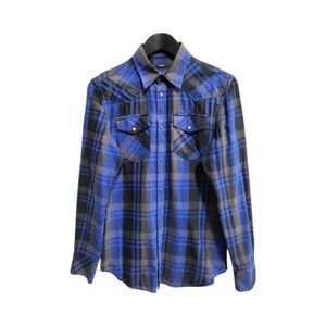 Diesel Shirt Man Blu Karo Man Gr. S - Bild 1 von 7