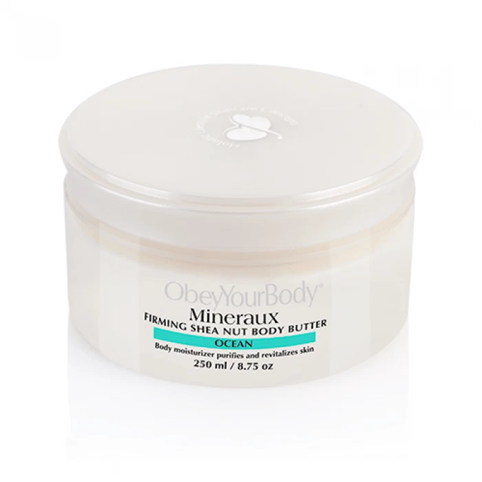 Manteca corporal reafirmante de nuez de karité minerales del Mar Muerto Obey Your Body Premier OCEAN  Foto 1 de 1