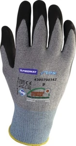 Promat Handschuhe Arbeit Flex Gr. 10 grau/schwarz EN 388 PSA-Kategorie II	 - Bild 1 von 2