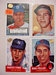 (4) 2001 Topps Archives baseball Stars-ex/mt - Picture 1 of 2