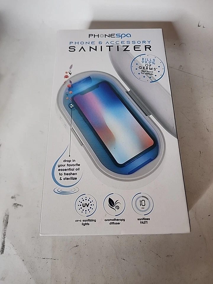 Tzumi Cell Phone & Accessory Uv-c Sanitizer Spa (white)