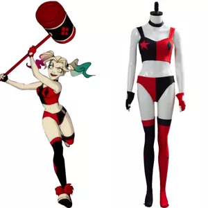 Disfraz Harley Quinn Dibujos Animados Harley Quinn Juegos con disfraces Adulto Mujer Niña Sexy Conjunto - Imagen 1 de 10
