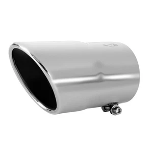 Punta de escape de coche 3,5"" entrada acero inoxidable silenciador tubo perno en diseño 4" OD	 - Imagen 1 de 6
