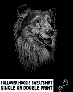 Unglaublich detaillierter Collie individuell Kunstdruck Pullover Hoodie Sweatshirt AB746 - Bild 1 von 12