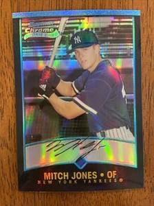 MITCH JONES 2001 BOWMAN CHROME #113 RC ROOKIE REFRACTOR YANKEES SP