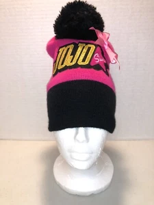 JoJo Siwa Beanie Hat Girls Pink Winter Cap One Size - Excellent Condition - Picture 1 of 8