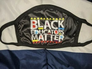 Black Educators Matters Face Mask United States of America Face Mask Cover BLM - Picture 1 of 1