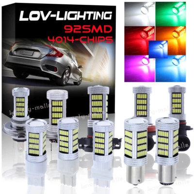 12V 92SMD LED Fog Backup Light H4 H7 H11 9005 H10 9140 9006 5202 1157 7443 3157 - Image 1 of 4