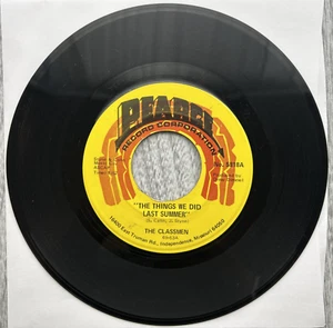 THE CLASSMEN "The Things We Did Last Summer" 1969 45rpm 7" Single Mono - Picture 1 of 2
