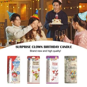Creative Surprise Fan Birthday Candle Fan, Cake Party Baking Number With V3H6 - Picture 1 of 22