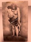 Chicago Natural History Museum Neanderthal Woman and Child Vintage Postcard Old