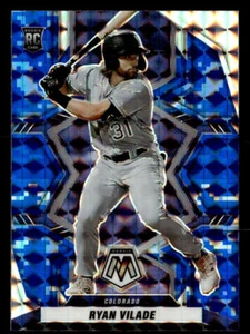 2022 Panini Mosaic #219 Ryan Vilade Blue Camo Mosaic Card Colorado Rockies - Picture 1 of 2