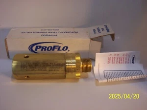 New PROFLO 1/2 Prime Rite Trap Primer Mip 20-80PSI. Model # PFPR500 - Picture 1 of 7