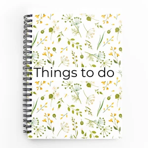 THINGS TO DO, 90 day planner, A5 Task Planner - Picture 1 of 3