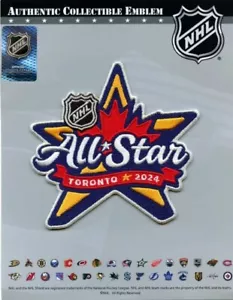 2024 NHL ALL STAR GAME PATCH TORONTO MAPLE LEAFS JERSEY STYLE STANLEY CUP FINAL? - Picture 1 of 1