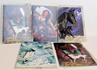 Horse Theme  Note Blank Greeting Card/envelope  Leanin Tree & Happy Birthday Lot - Image 1 of 4