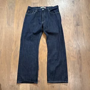 Vintage Levis Jeans Mens 38 Blue Denim Pants 557 Relaxed Bootcut Western Pockets - Picture 1 of 15