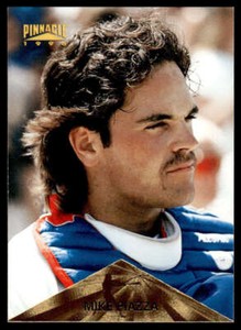 1996 Pinnacle #4 Mike Piazza EX/NM Los Angeles Dodgers