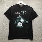 Bon Jovi Soldier Field 2010 épuisé ! Hanes T-Shirt homme petit poids lourd noir