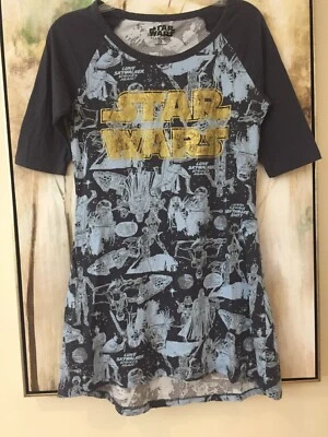 STAR WARS women's Sz Small ~ Sleepwear Nightgown, Luke Skywalker Strikes Again - Image 1 of 4
