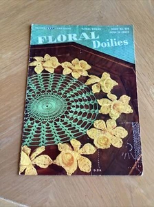 Floral Doilies Vintage 1949 Coats & Clarks Crochet 258 - Picture 1 of 7